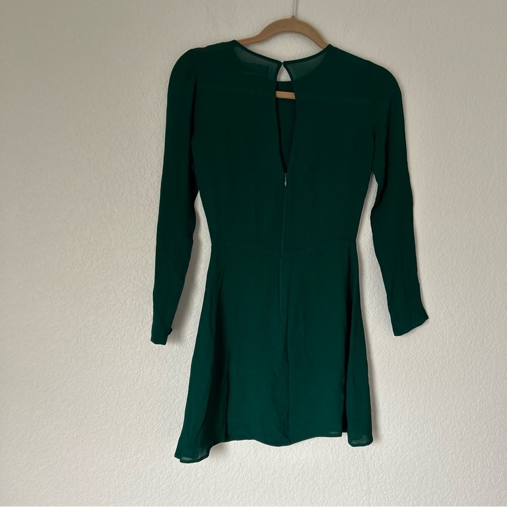 Reformation Mayra Dress in Emerald - Picture 6 of 6